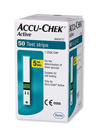 Accu-check active strips for Sugar test