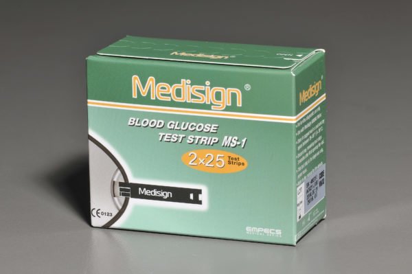Medisign Glucometer test srtip Model MS1