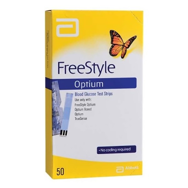FreeStyle Optium by Abbott 50 Test strip